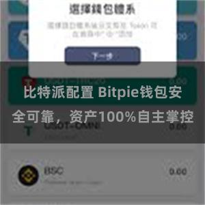 比特派配置 Bitpie钱包安全可靠，资产100%自主掌控