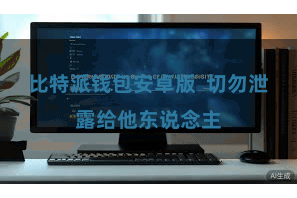 比特派钱包安卓版  切勿泄露给他东说念主